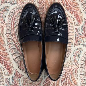 Franco Sarto Shiny Leather Loafers